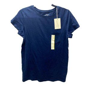 BRAND NEW Women's Universal Thread Blue Distressed T-Shirt - Size: Small